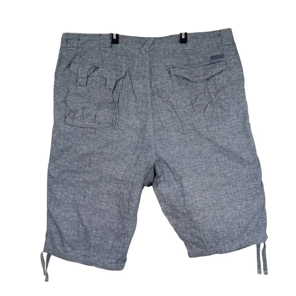 Sean John Cargo Shorts 42T Adjustable Drawstring Cotton Multi-Pocket Design Mens